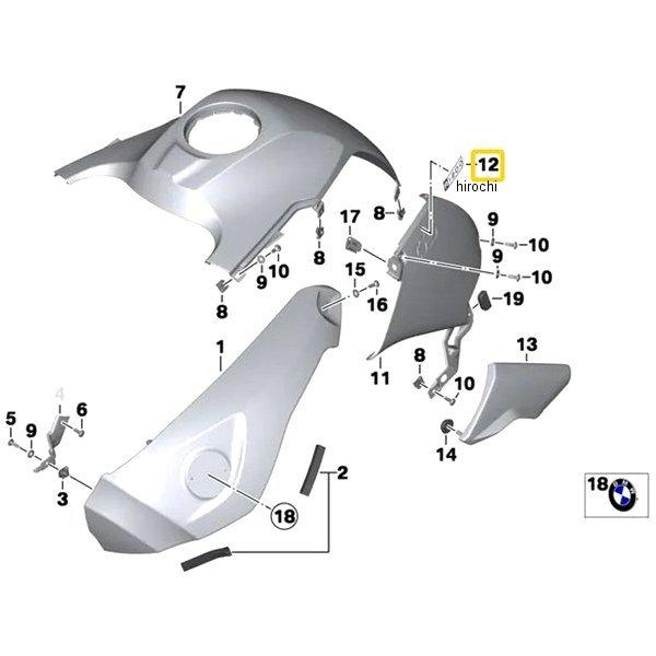 46637701927 BMW純正 エンブレム R1200 LH SP店