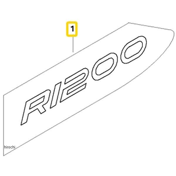 46638528382 BMW純正 エンブレム R1200 RH SP店