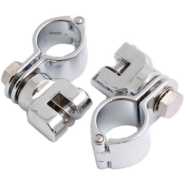 【USA在庫あり】 kur7944 クリアキン Kuryakyn フットペグ マウント マグナム 1.25インチ(32mm)クランプ クローム SP店