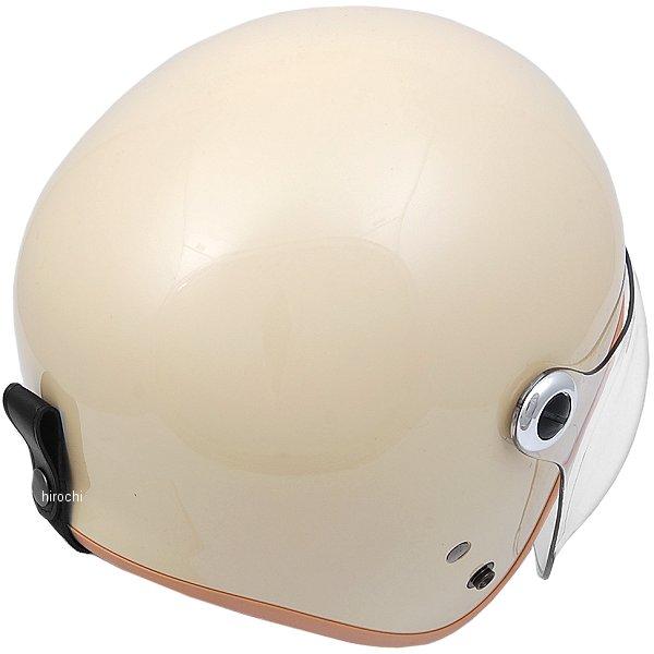 【メーカー在庫あり】 4984679511943 TNK工業 レディースジェットヘルメット GS-6 パールアイボリー フリーサイズ (57-58cm未満) SP店｜hirochi3｜02
