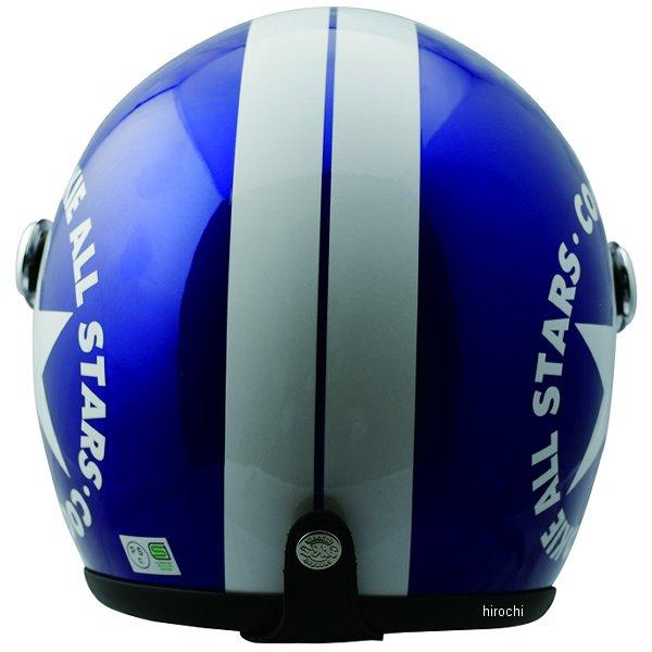 【メーカー在庫あり】 4984679512414 TNK工業 ジェットヘルメット CA-6 メタリックブルー/ホワイト キッズサイズ(54-56cm) SP店｜hirochi3｜02