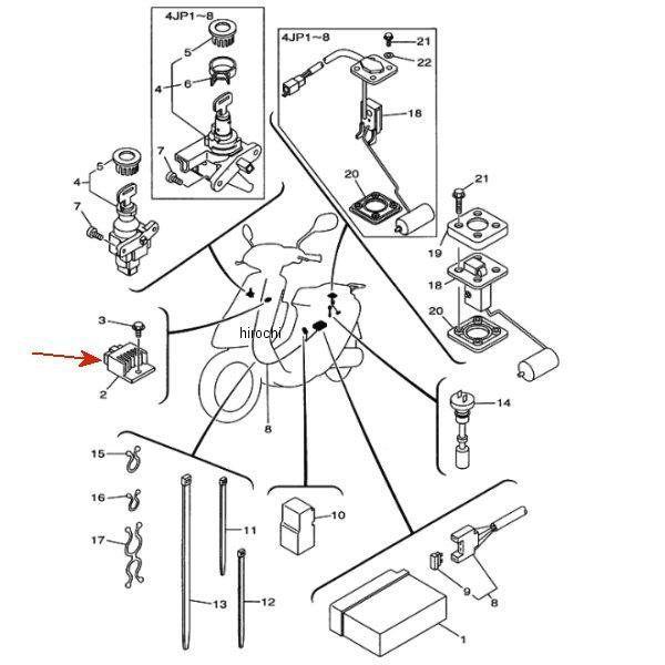 YAMAHA 【メーカー在庫あり】 4EU-81960-01 ヤマハ純正 レクチ