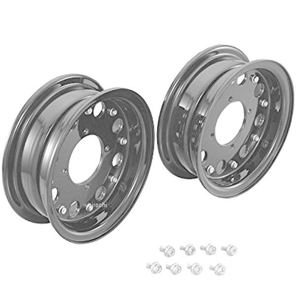 【メーカー在庫あり】 509-1017550 キタコ アルミホイールセット ホンダ スタンダード 8インチ 黒 SP店