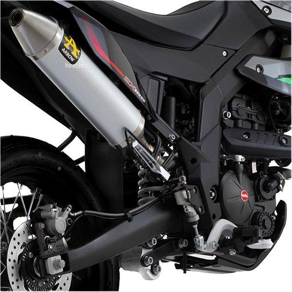 アロー - 52510AO ARROW スリップオンマフラー THUNDER 21年-22年 アプリリア RX125 軽銀/ステンエンド SP店 マフラー-バイク-車、バイク、自転車