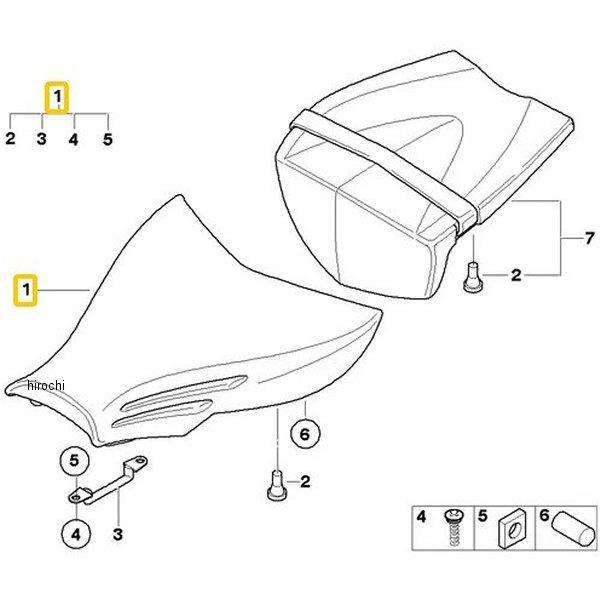 52537696563 BMW純正 F シート、赤 SP店