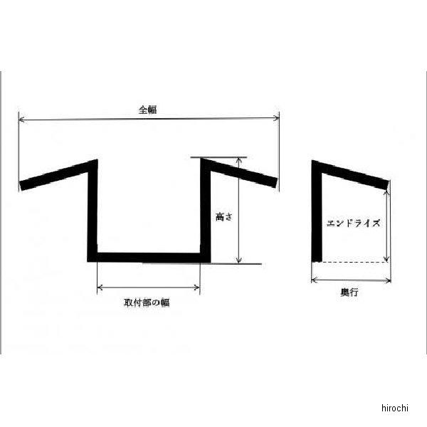 6101107 ガレージT＆F ロボットハンドル Ver1 8インチ ブラック 22.2mm SP店の画像
