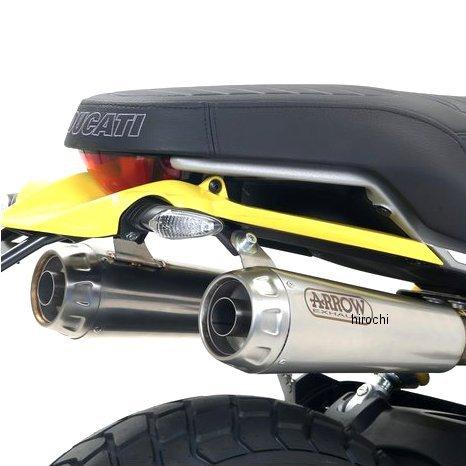 アロー - 71884PRI ARROW スリップオンマフラー PRO RACE デュアル 18年-19年 ドゥカティ Scrambler1100 ニクロム/ステンエンド SP店 車、バイク、自転車-スリップオンマフラー
