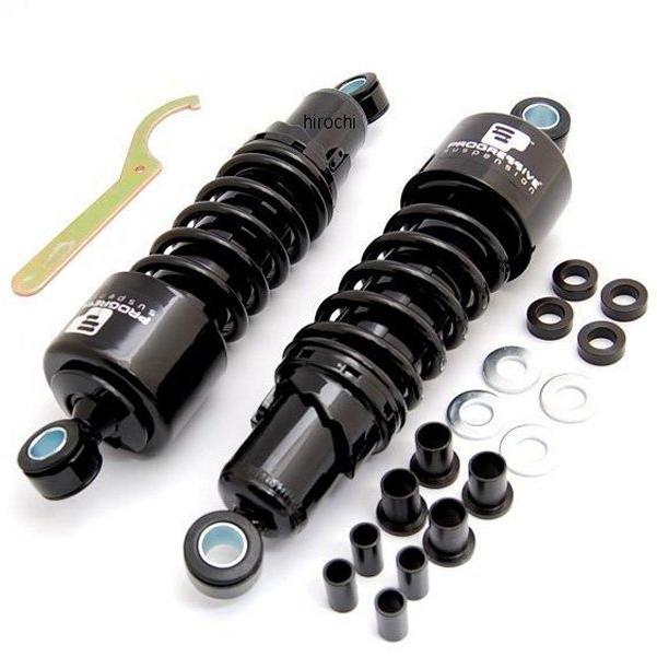 【USA在庫あり】 pgr412-4065B プログレッシブ PROGRESSIVE リアサスペンション 13インチ 標準硬さ 04年以降 XL 黒 SP店