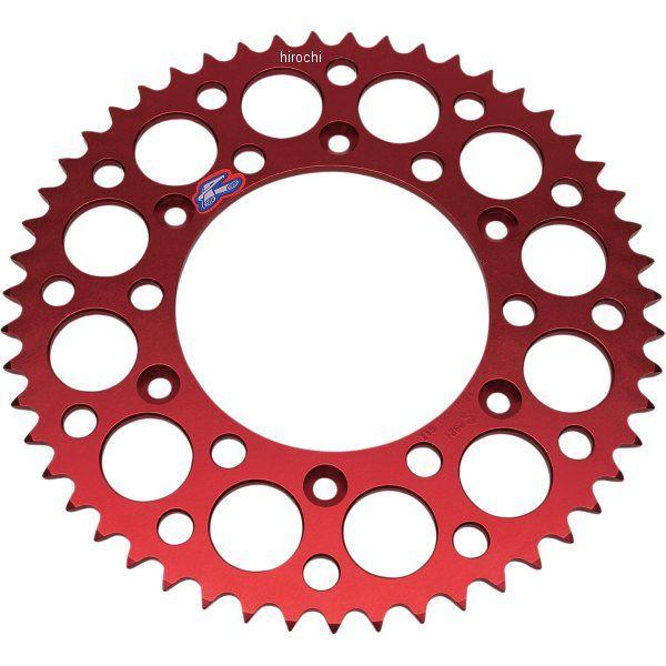 【USA在庫あり】 ren154U-520-52GRRD レンサル RENTHAL リア スプロケット 52T/520 83年以降 CRF、CR、XR アルミ 赤 SP店
