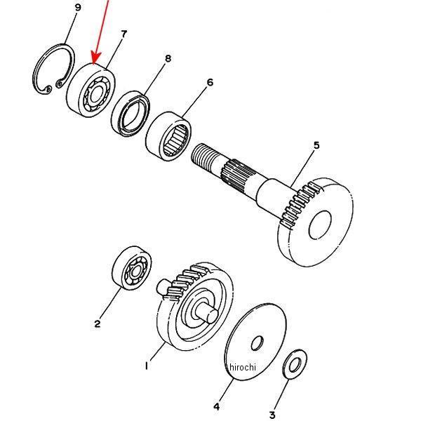 YAMAHA（ヤマハ） 【メーカー在庫あり】 93306-00443 ヤマハ純正