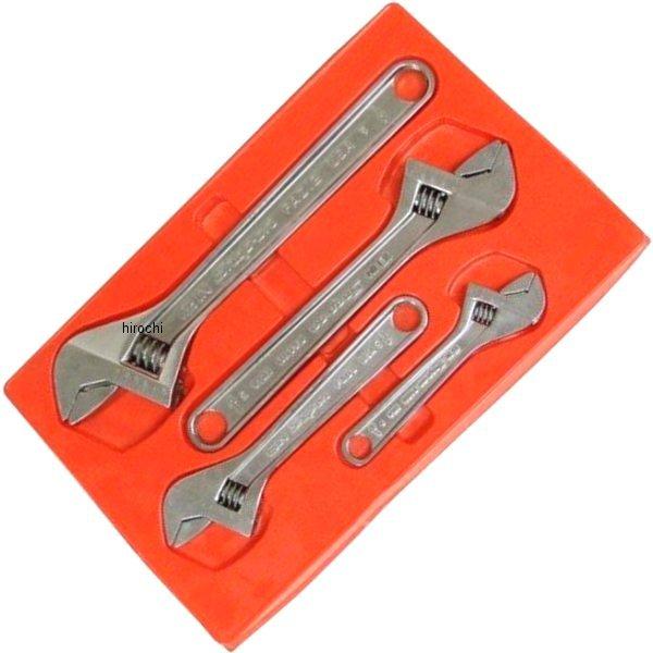 AD704A スナップオン Snap-on アジャスタブル レンチ セット (6インチ -12フィート) (4個) SP店