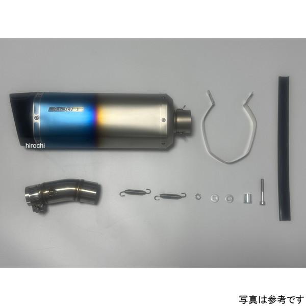 BDSSZX400PS-4RRB Badass バダス マットブルー スリップオンマフラー