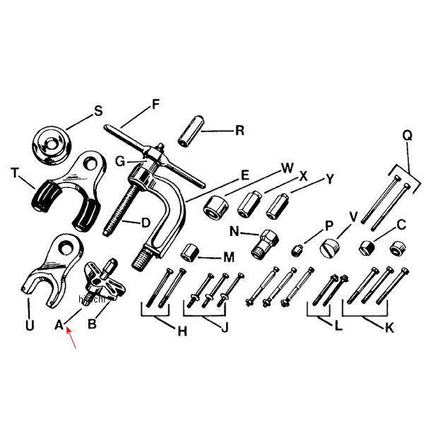 CG60R1 スナップオン Snap-on ヨークプレッシャースクリュー 5/8インチ-18 SP店_1