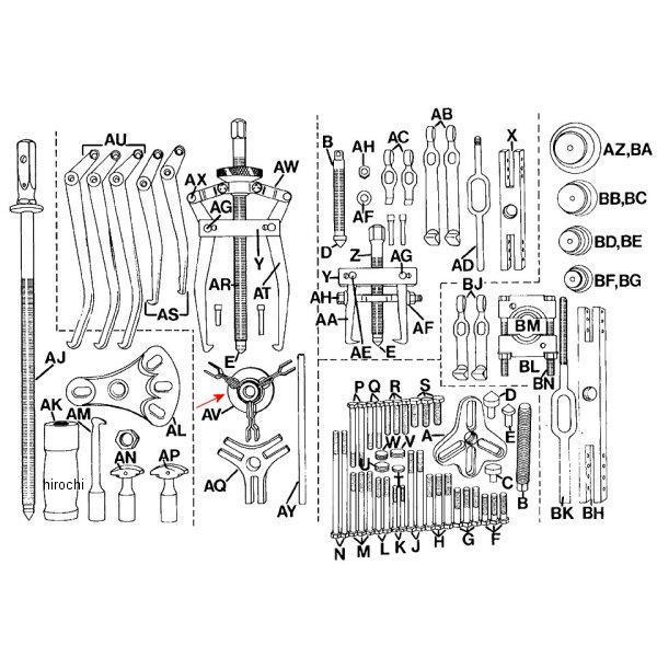 CJ105A8 スナップオン Snap-on プーラー 3ウェイジョーコントロール SP店の画像
