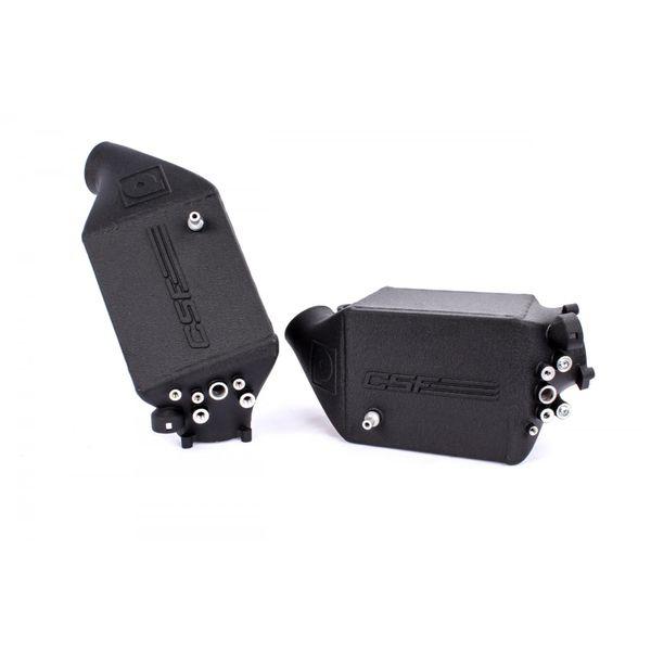 【USA在庫あり】 csf8109 CSF 12-16 BMW M5 (F10) / 12-18 BMW M6 (F06/F12/F13) Twin Charge-Air-Cooler Set - Crinkle Black SP店 | ブランド登録なし | 01