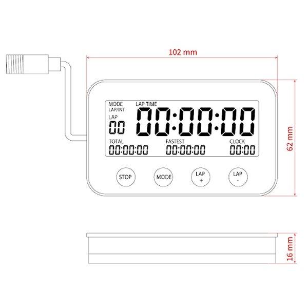 【メーカー在庫あり】 D3157 ジータ ZETA クロスラップ モニター\u0026スイッチ 汎用 SP店_5