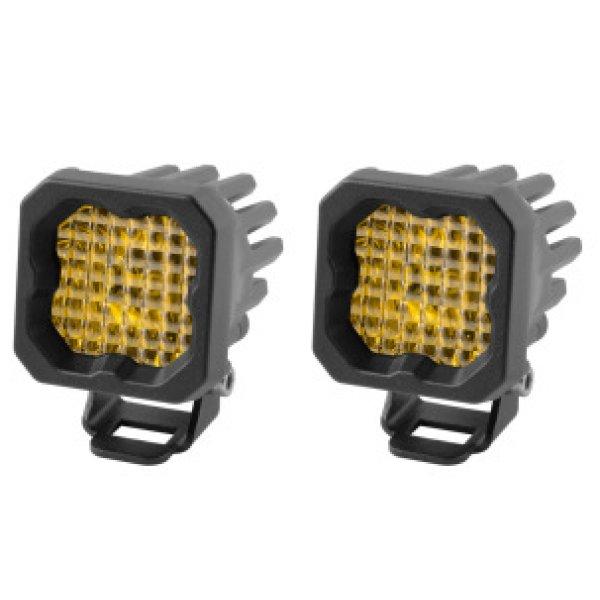 【USA在庫あり】 dioDD6443P Diode Dynamics Stage Series C1 LED Pod Sport - Yellow Wide Standard ABL (2個) SP店 | ブランド登録なし