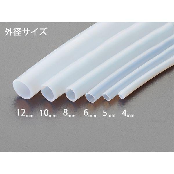 【メーカー在庫あり】 EA125FK-24A エスコ ESCO 2.0/ 4.0mm x 5m フッ素樹脂チューブ(PTEE) SP店の画像
