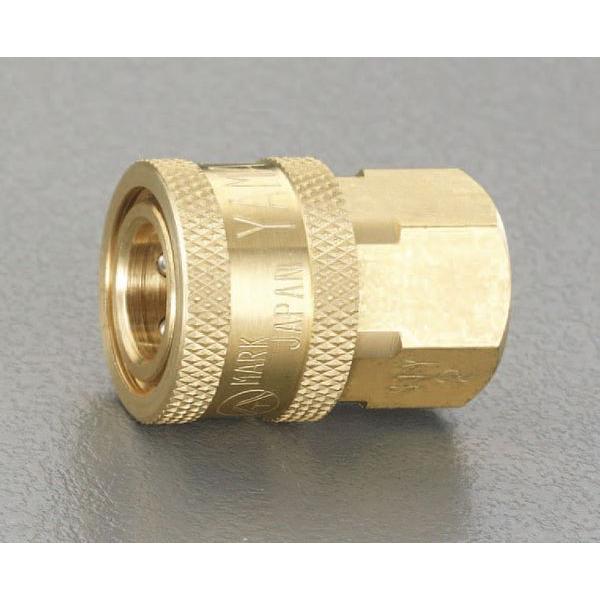 【メーカー在庫あり】 EA140BC-10 エスコ ESCO RC1・1/4インチ雌ねじカップリング(中圧用/真鍮) JP