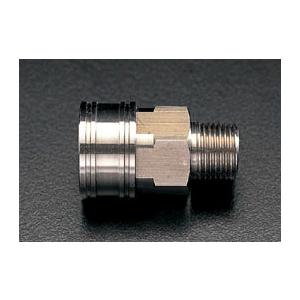 【メーカー在庫あり】 000012006655 エスコ ESCO R 1\" オスねじカップリング(中圧用/ステンレス) SP店"