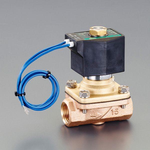 【メーカー在庫あり】 EA153HC-21 エスコ ESCO AC100V、Rc1/4インチ 2方向電磁弁(パイロットキック式) SP店の画像