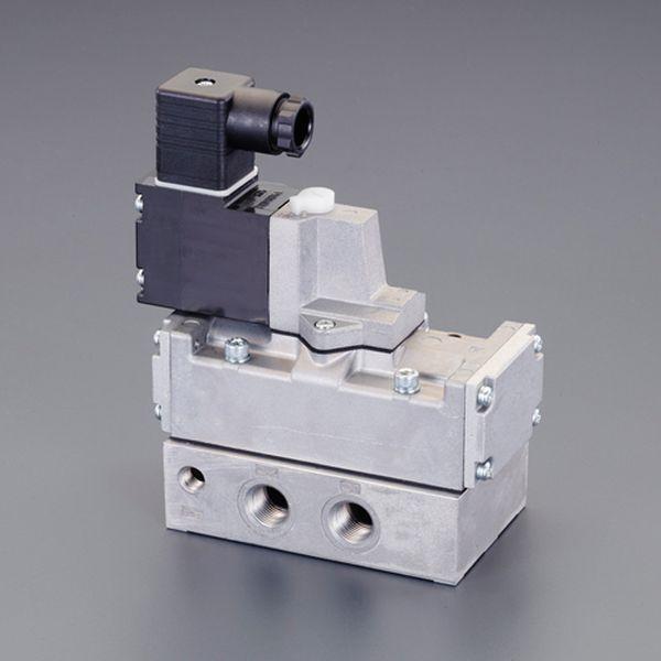 【メーカー在庫あり】 EA153HL-38 エスコ ESCO AC200V、Rc1/2インチ 5方向電磁弁(流量10.0C) SP店