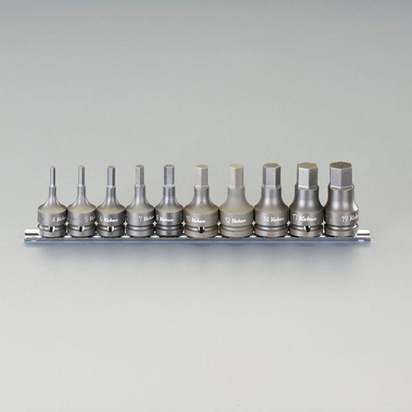 【メーカー在庫あり】 EA164DF-200 エスコ ESCO 1/2インチDR [INHEX]インパクトソケットセット(10個組) SP店