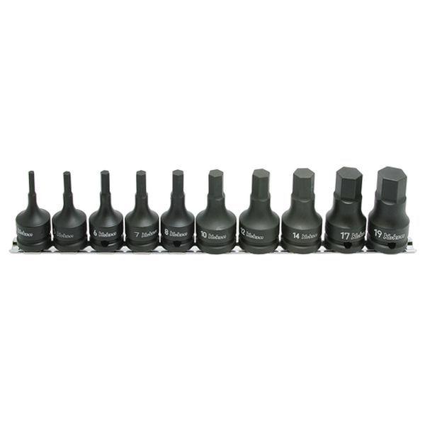 【メーカー在庫あり】 EA164DF-200 エスコ ESCO 1/2インチDR [INHEX]インパクトソケットセット(10個組) SP店の画像