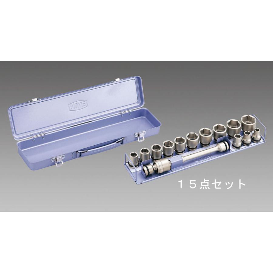 【メーカー在庫あり】 000012223902 エスコ ESCO 1/2sq インパクトソケットセット SP店
