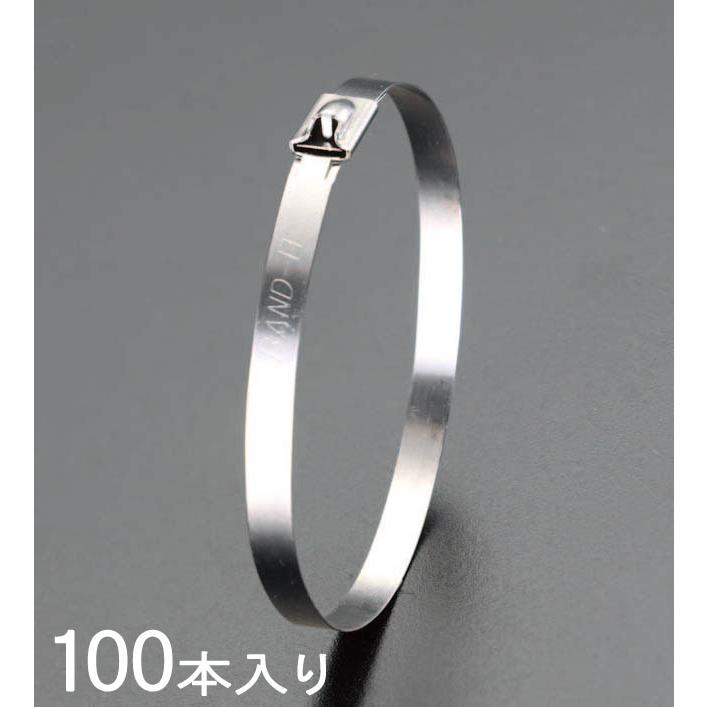 【メーカー在庫あり】 000012045942 エスコ ESCO 4.6x260mm 結束バンド(SUS304/100本) SP店