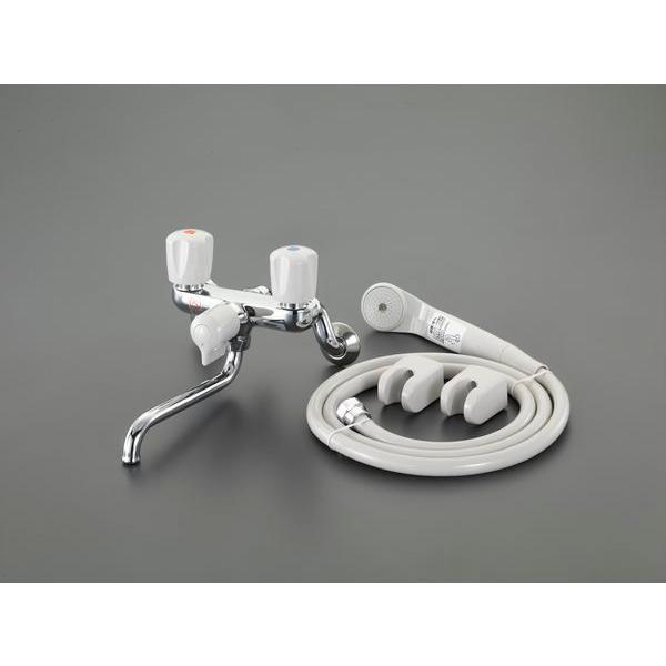 メーカー在庫あり】 EA468CY-51 エスコ ESCO シャワー付2ハンドル混合