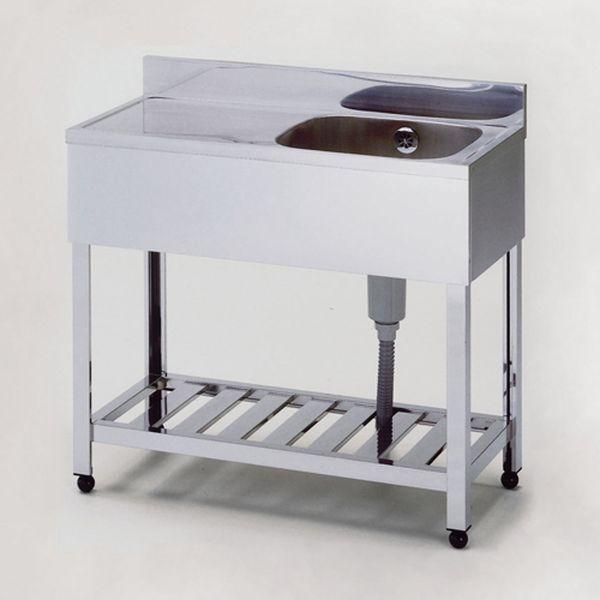 メーカー在庫あり】 000012331094 エスコ ESCO 900x450x890mm 一槽水切