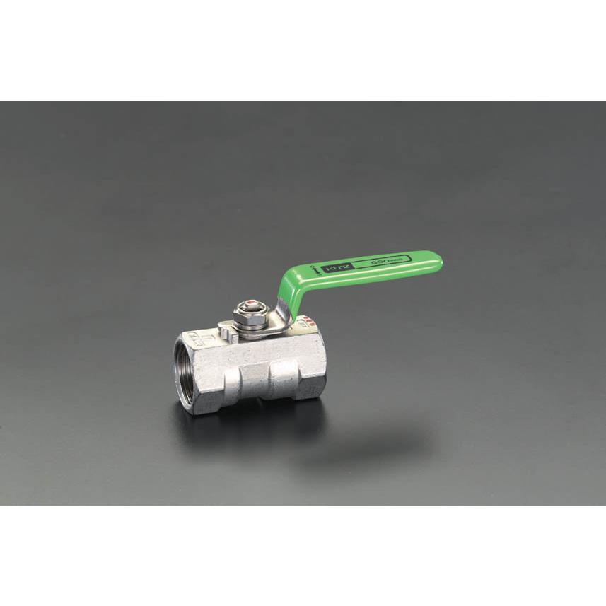 【メーカー在庫あり】 000012057151 エスコ ESCO Rc1 1/2\" ボールバルブ(ステンレス製) SP店"