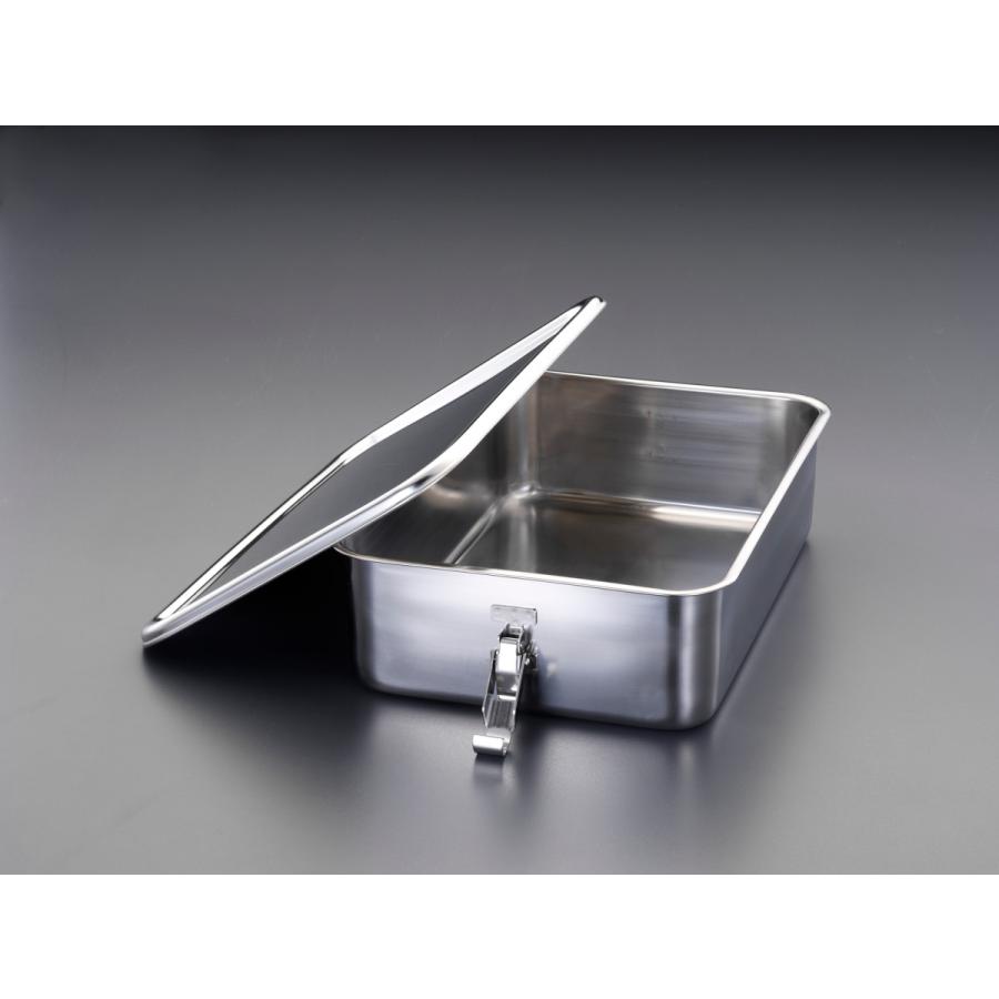 【メーカー在庫あり】 000012262655 エスコ ESCO 405x283x93mm コンテナー(フック付/ステンレス製) SP店