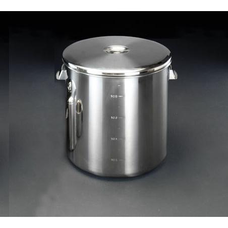 【メーカー在庫あり】 000012085418 エスコ ESCO φ200/ 6L 取手付ポット(メモリ付/ステンレス製) SP店