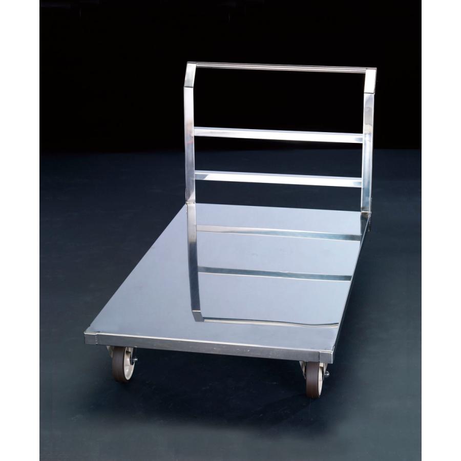 000012208695 エスコ ESCO 900x600mm/500kg 運搬車(ステンレス製) SP店
