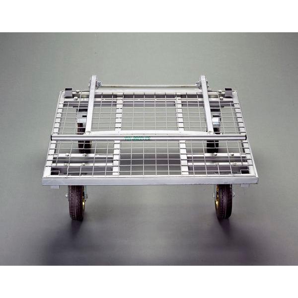 【メーカー在庫あり】 000012288725 850x850mm タイヤ付フレコンスタンド SP店_1