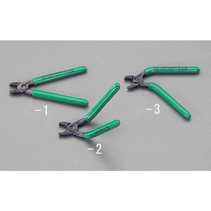 【メーカー在庫あり】 000012249181 エスコ ESCO 174mm ホグリングプライヤー(ベントタイプ/スプリング付) SP店