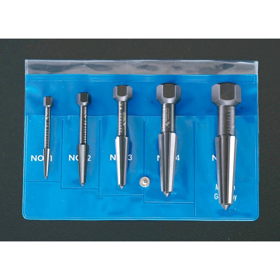 000012013772 エスコ ESCO M 5-M20 5本組スクリューエキストラクター SP店