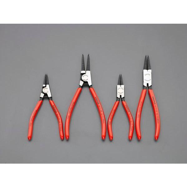 EA590-24 エスコ ESCO 4本組 スナップリングプライヤー JP