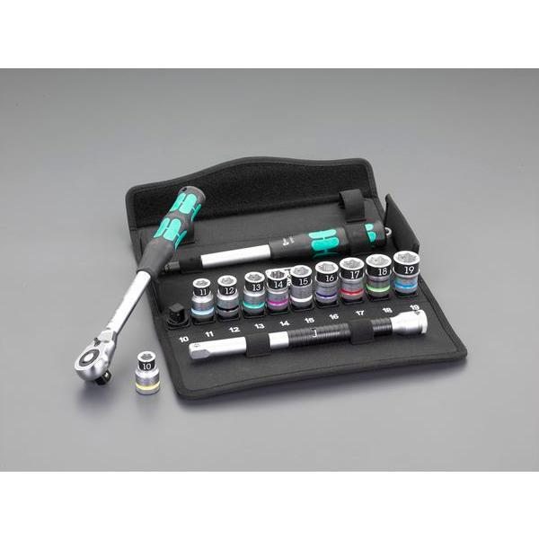 【メーカー在庫あり】 EA617AN-100 エスコ ESCO 1/2"DR ソケットレンチセット(高トルク・ZYKLOP) SP店