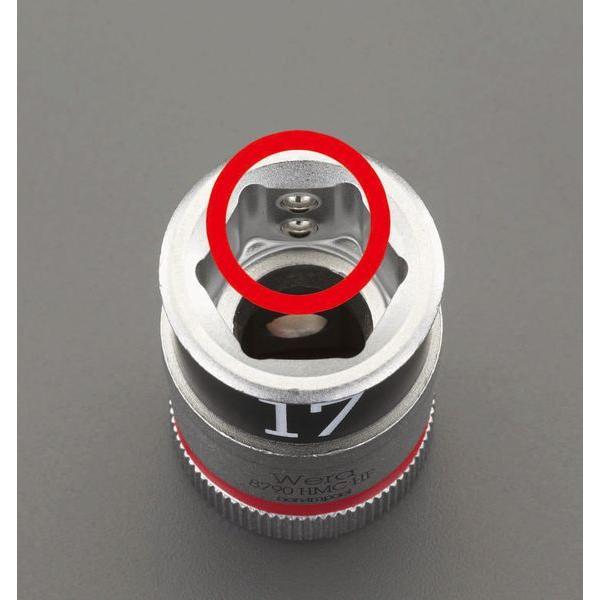 【メーカー在庫あり】 EA617AN-100 エスコ ESCO 1/2"DR ソケットレンチセット(高トルク・ZYKLOP) SP店_1