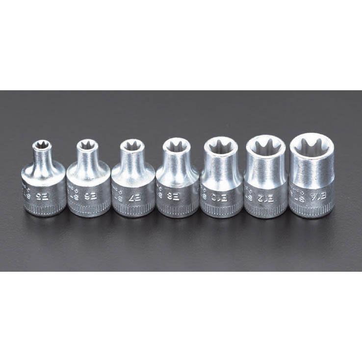 【メーカー在庫あり】 000012058190 エスコ ESCO 3/8\"sq Torx ソケットセット SP店"
