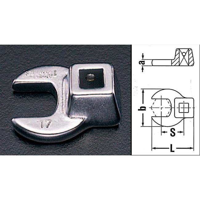 【メーカー在庫あり】 000012226794 エスコ ESCO 3/8\"sqx32mm CROW-FOOT スパナ SP店
