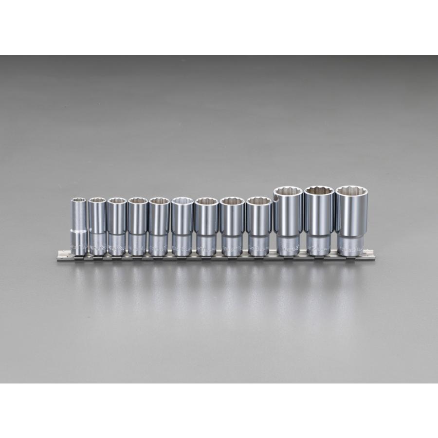 【メーカー在庫あり】 000012255567 エスコ ESCO 3/8"sq ディープソケットセット SP店