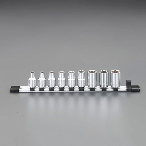 【メーカー在庫あり】 EA618KX-1 エスコ ESCO 1/2\"DR/E10-E24 [Torx] ソケットセット(9個組) SP店"