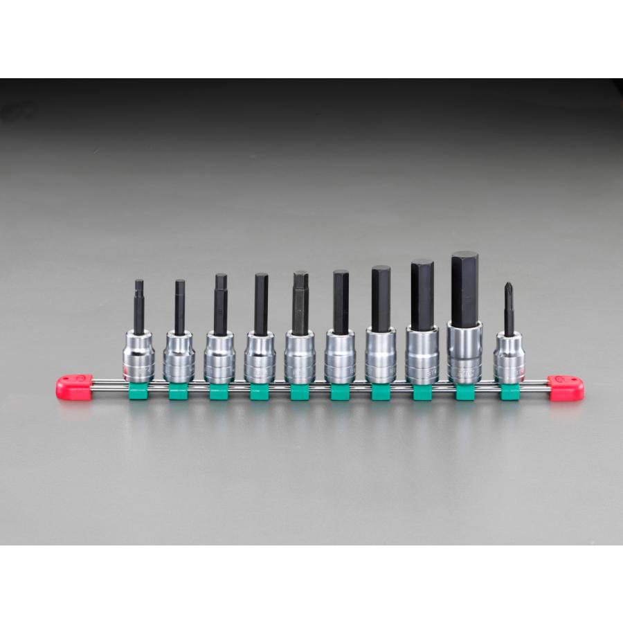 【メーカー在庫あり】 000012259384 エスコ ESCO 1/2\"sq Hexビットソケットセット SP店"