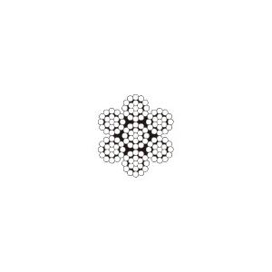【メーカー在庫あり】 000012004376 エスコ ESCO 10mmx 50m/7x19 ワイヤーロープ(ステンレス製) SP店の画像