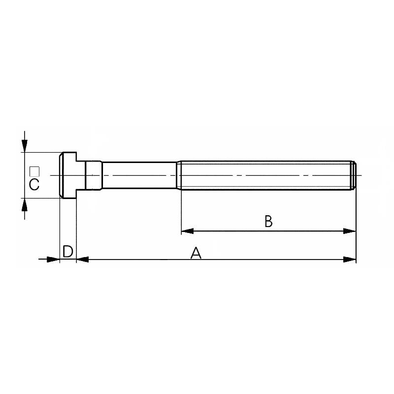 【メーカー在庫あり】 000012099501 エスコ ESCO M24/呼24/250mm Tスロットボルト SP店の画像