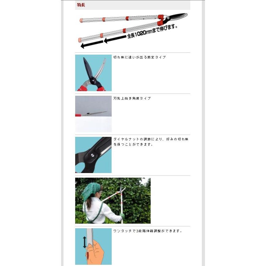 【メーカー在庫あり】 000012048053 エスコ ESCO 690mm-1020mm 刈込鋏(伸縮式) SP店の画像